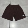 Short tactel elastano marrom