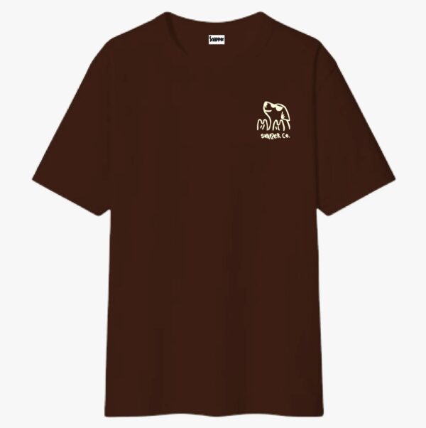 Camiseta I dont care Marrom - Image 2